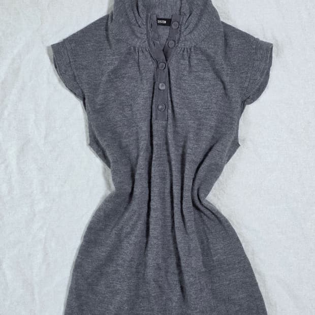 SYSTEM 시스템 캐시미어 100 프릴 니트