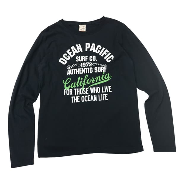 오션퍼시픽 캘리포니아 서프 그래픽 롱슬리브 티셔츠