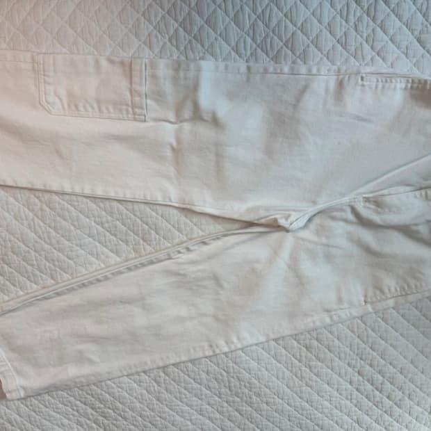 Lots 백바지 화이트데님팬츠 29