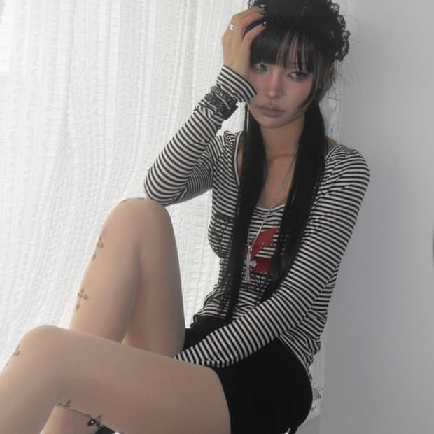 유스이즈유어스 Youthisyours I LOVE LONG SLEEVE