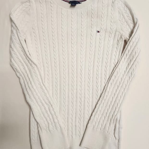 타미힐피거 아이보리 니트 XXS