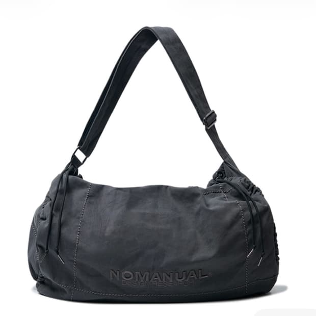 NOMANUAL Vagus Duffle Bag Charcoal