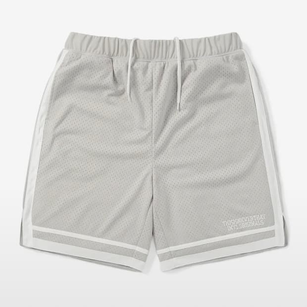 Mesh Basketball Short Silver