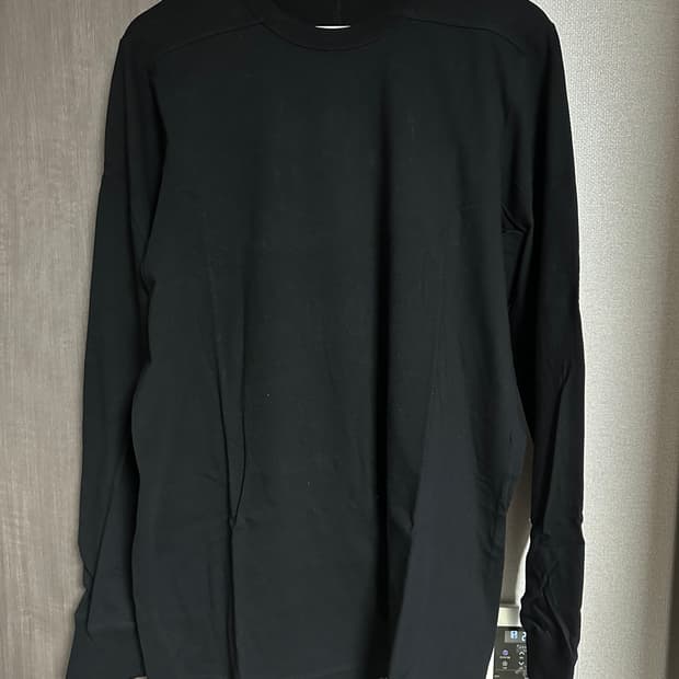 릭오웬스 남성 블랙 롱슬리브 XXL
