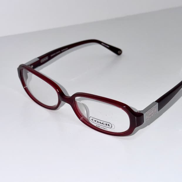 COACH 코치 버건디 안경
