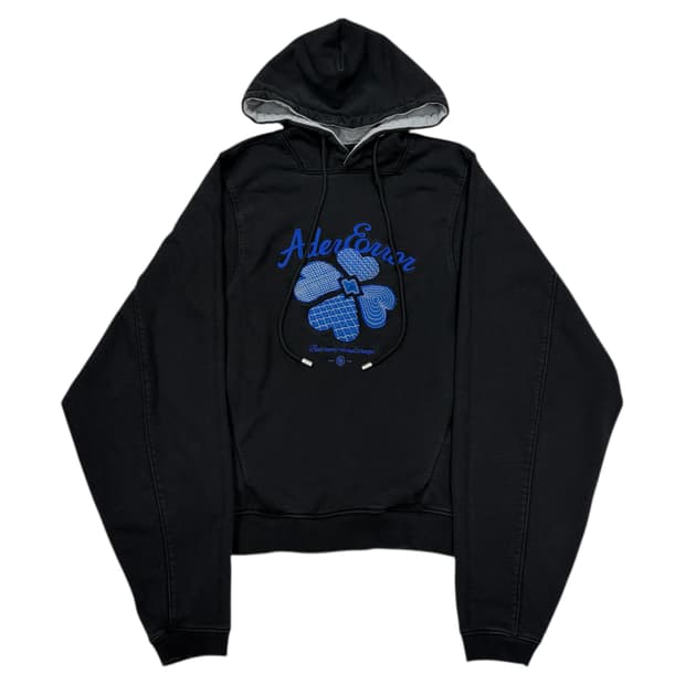 아더에러 테버 로고 스웻 후드티 블랙 A3