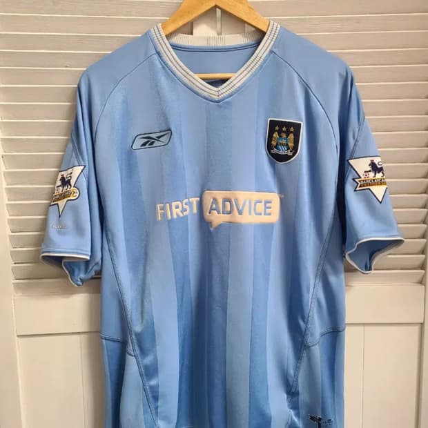 맨시티 03-04 아넬카 홈 리복 유니폼