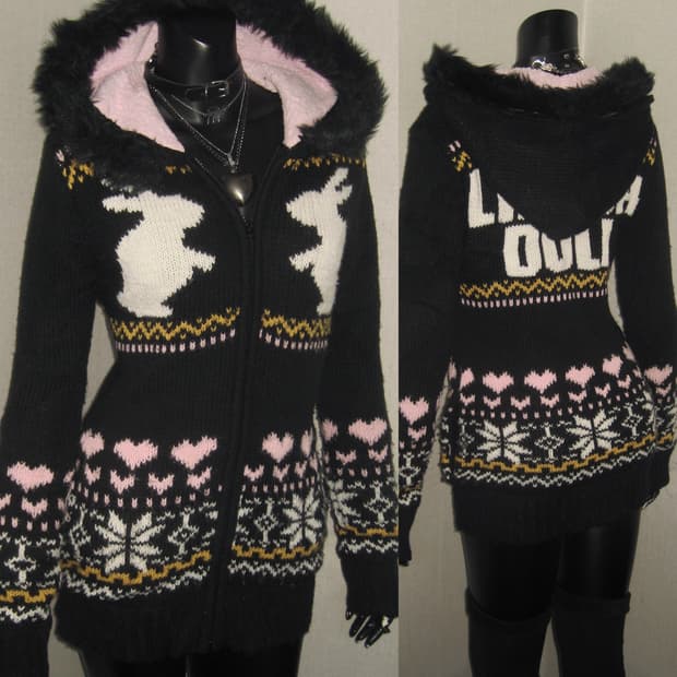 리즈리사돌 LIZ LISA doll 코위찬 노르딕 퍼 니트가디건 히메갸루