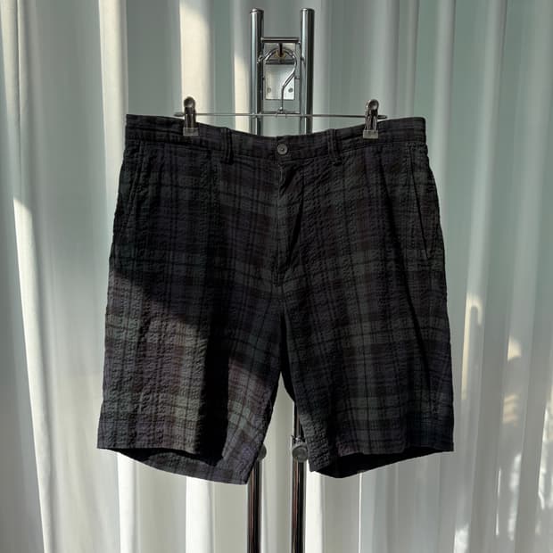 [34인치]폴로 랄프로렌 타탄체크 시어서커 하프 팬츠