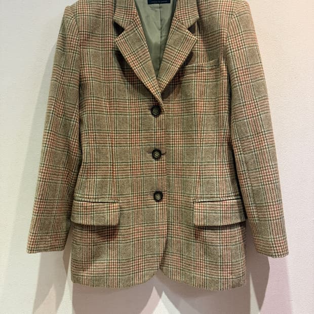 MADY Vintage Check Wool-Blend Jacket