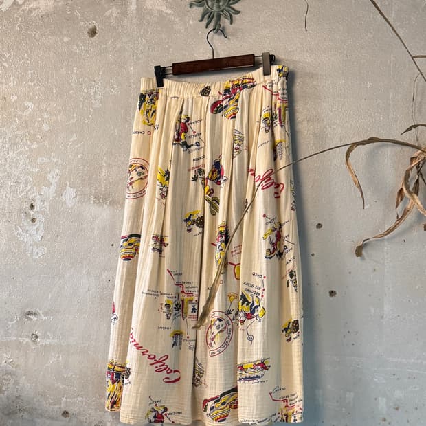 26-30 ) As rabbit California Print Skirt