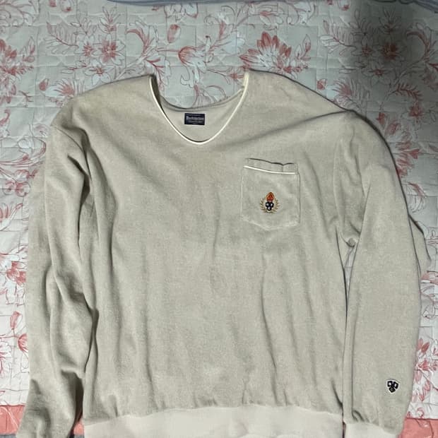 헤리티지플로스 타월 맨투맨 S