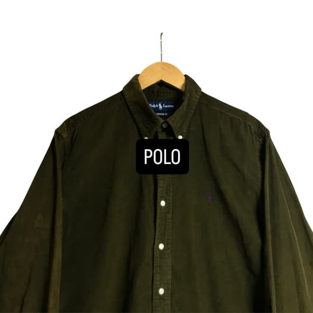 폴로 랄프로렌 골덴 카키톤 얇은셔츠