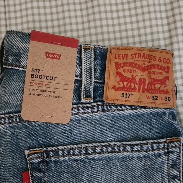 리바이스 517 부츠컷 라이징선 32/30 허리32 기장30