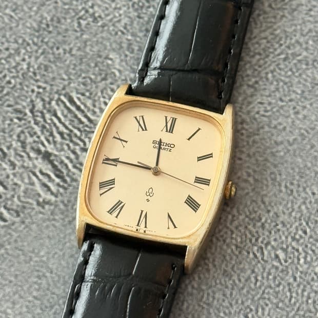 세이코 Seiko 로만 인덱스 스퀘어 쿼츠