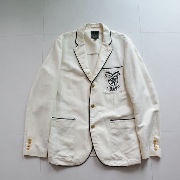 2016 S/S [42R] 폴로 랄프로렌 린넨 로잉클럽 파이핑 금장 블레