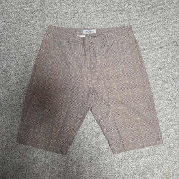 Japan vintage 체크 쇼츠 반바지 32