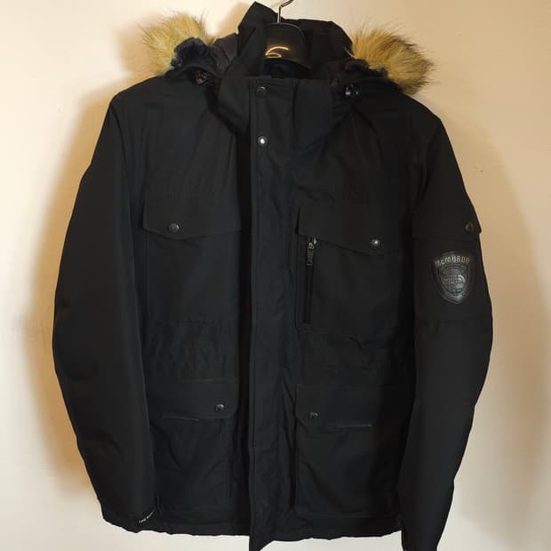 노스페이스 맥머도 구스패딩 블랙 100 L 새제품급