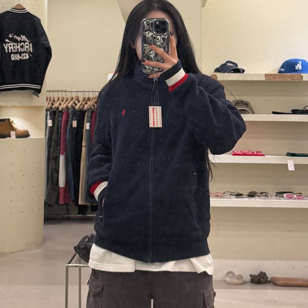 폴로 랄프로렌 레드 포니 플리스 자켓 U1310