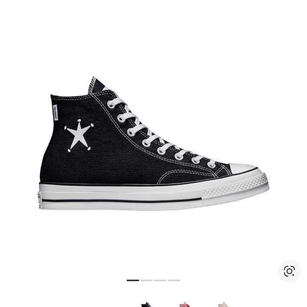 Converse x Stussy Chuck 70 High Black