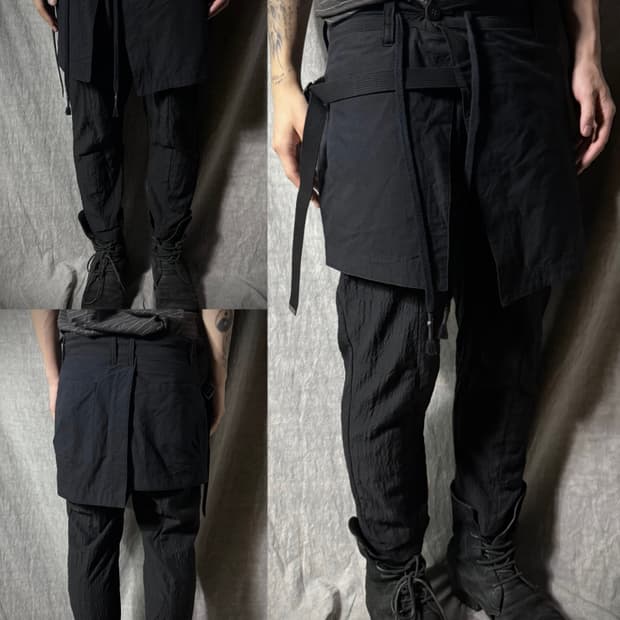D.HYGEN Layered Wrap Pants  