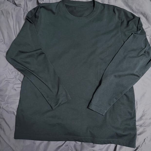 무인양품 롱슬리브 긴팔 티셔츠 XL 새상품