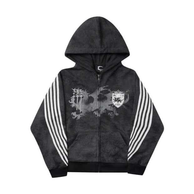 Cozy world wide hoodzip size m