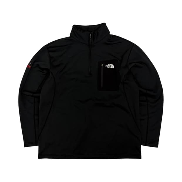 노스페이스 블랙 써밋 하프집업 L