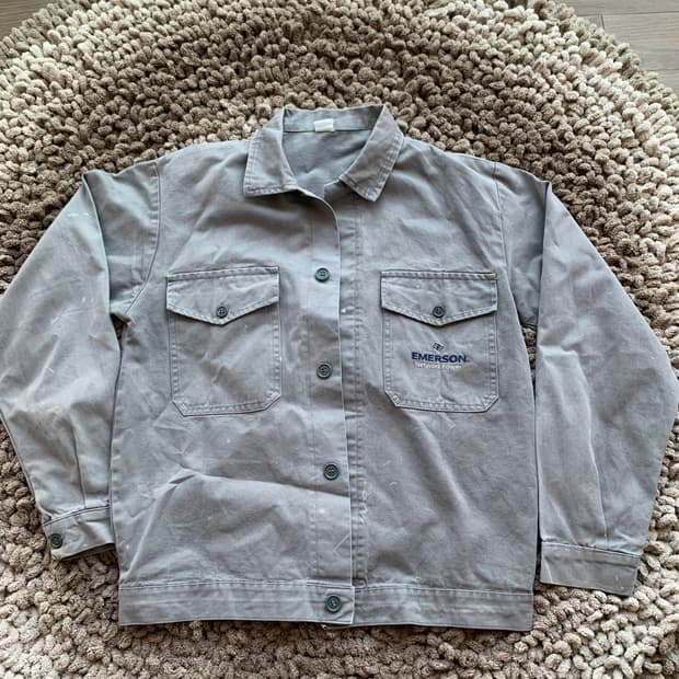 Euro_ Faded Mechanic Work Jacket