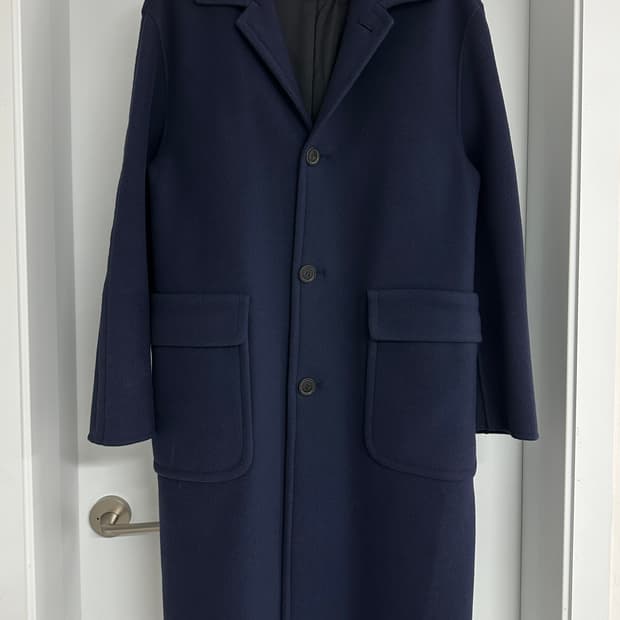 [타임 / TIME] 네이비 롱코트