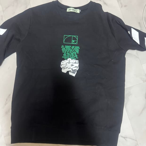 오프화이트 맨투맨 L