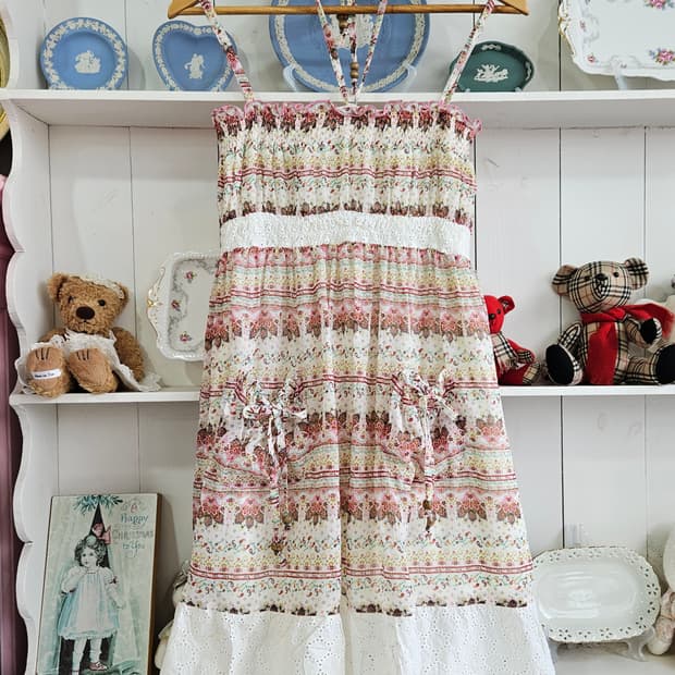 일본빈티지 플라워 원피스