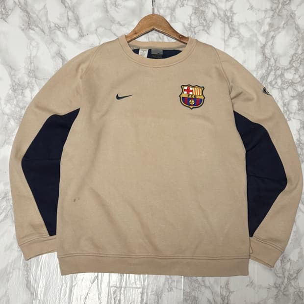 나이키 바르셀로나 03-04 어웨이 트레이닝 탑 맨투맨