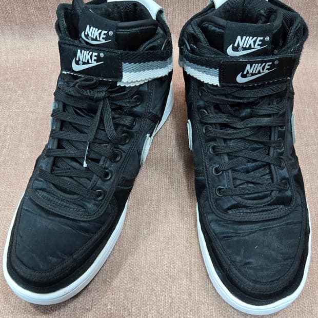 나이키 265mm-  반달 하이 슈프림 2017 블랙 화이트