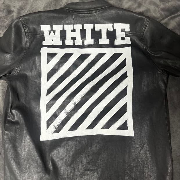 오프화이트 코팅 오버데님자켓 Size M