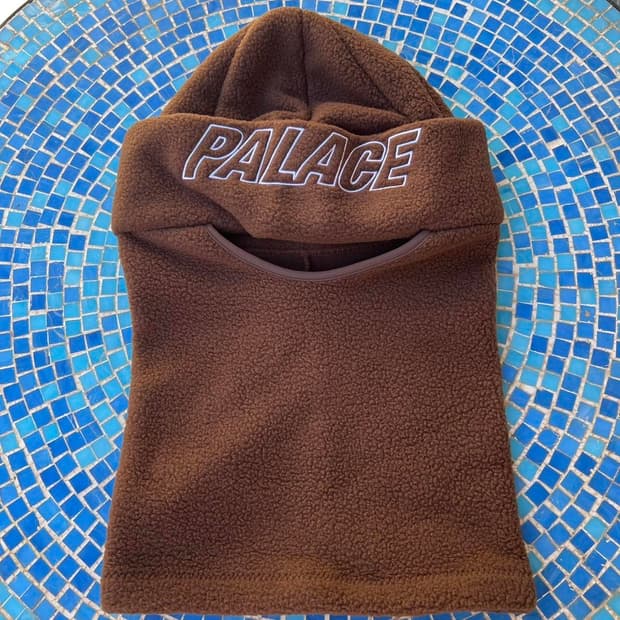 팔라스 플리스 페이스워머 비니 모카