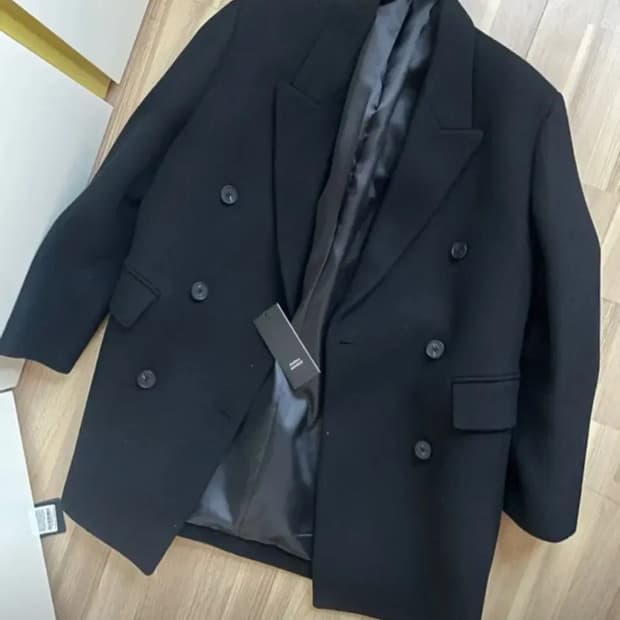 무신사 스탠다드 울 블렌드 하프 코트