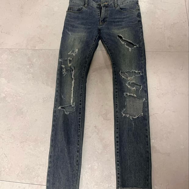 생로랑 Saint Laurent 15s hedi denim jean