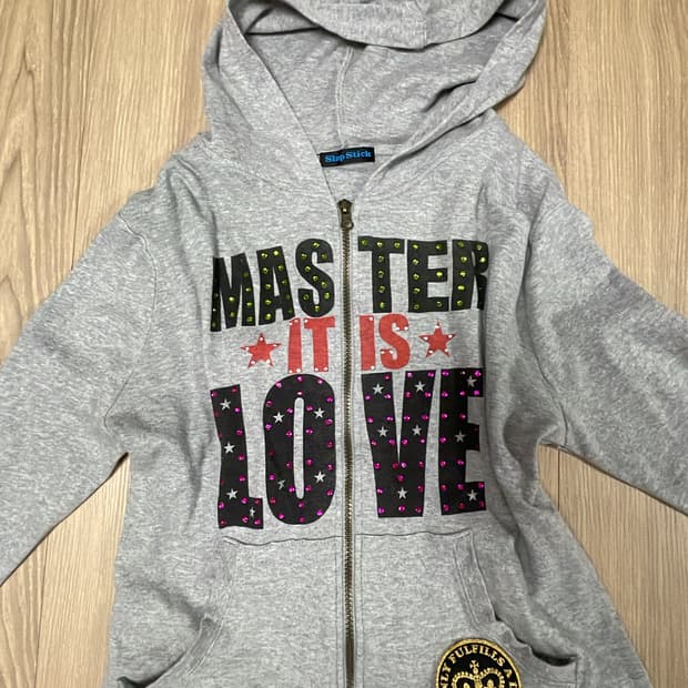 빈티지 후드집업