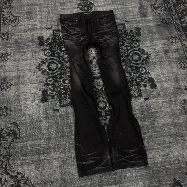 Of the neige style shadow whisker denim 