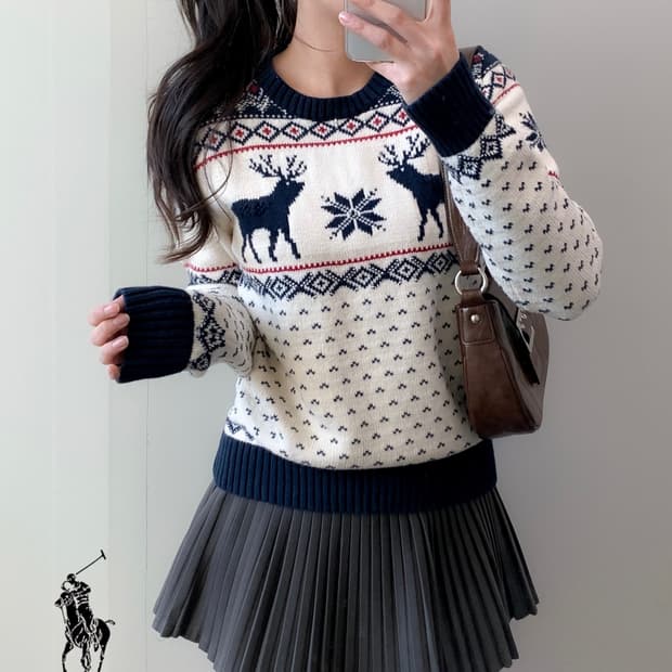 폴로 노르딕 니트 