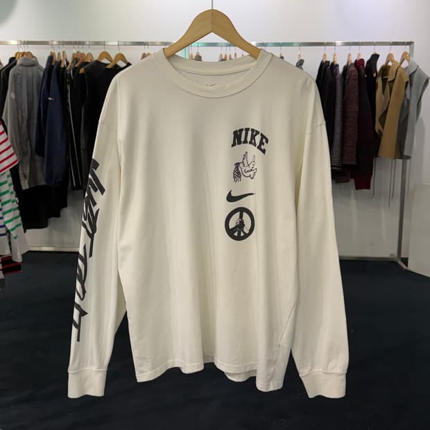 [2XL] 나이키 드롭숄더 롱슬리브 긴팔티셔츠