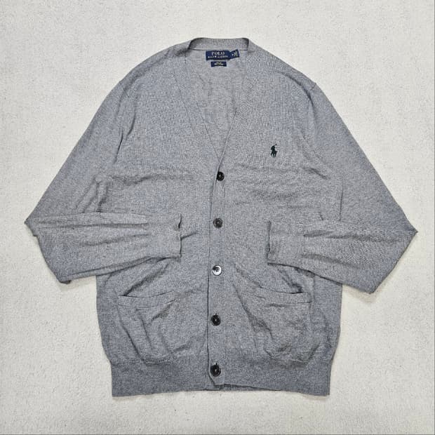 폴로 랄프 로렌 신형 피마 코튼 가디건 M