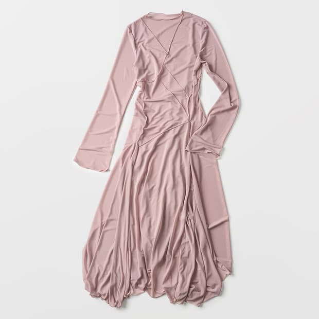 핑크 망사 원피스