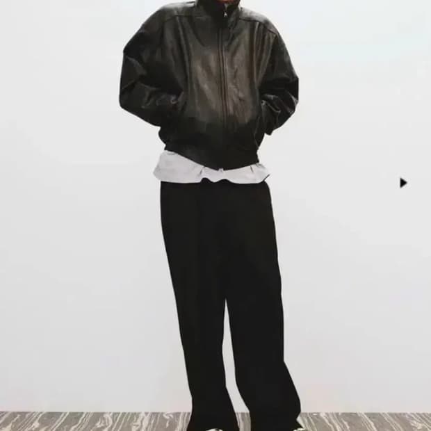 렉토 RECTO 빈티지 크랙 가죽자켓 XL