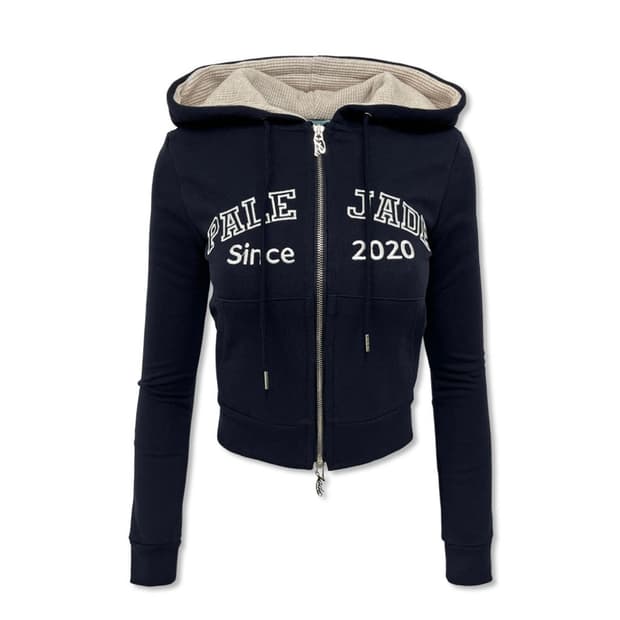 페일제이드 레트로 패치 후드집업 네이비