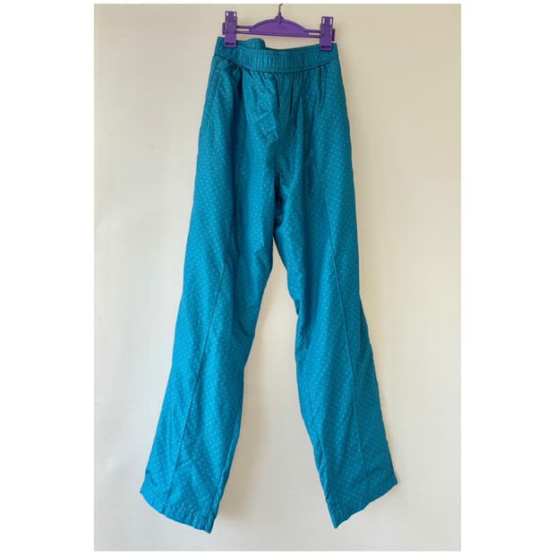 일본 빈티지 스카이 블루 도트 바지 판매합니다