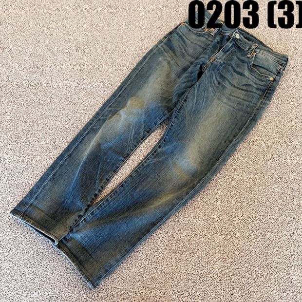 [W30L32] 리바이스 511 워싱 일자핏 데님 팬츠 청바지