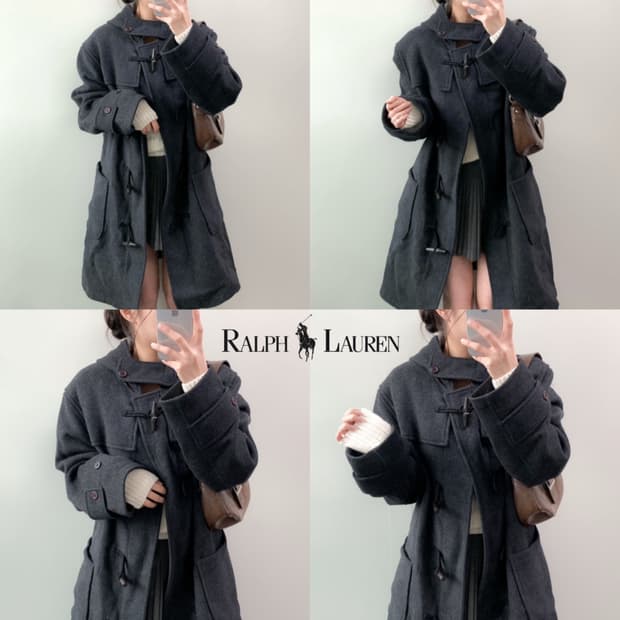 폴로 더플 코트 