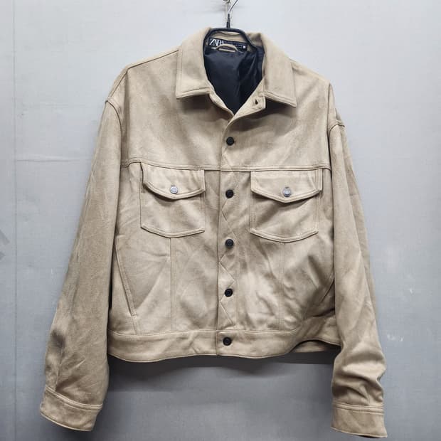 자라 스웨이드 크롭 투포켓 자켓 2XL